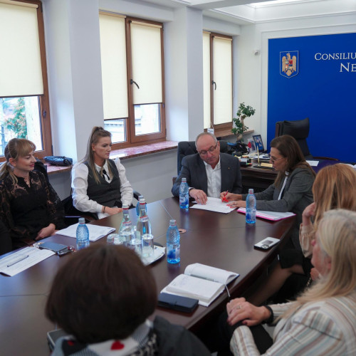 Consiliul Județean Neamț discută reorganizarea centrelor sociale pentru eficientizare