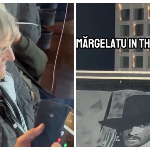 Florin Piersic, sărbătorit de fanii Universității Cluj la derby-ul cu CFR