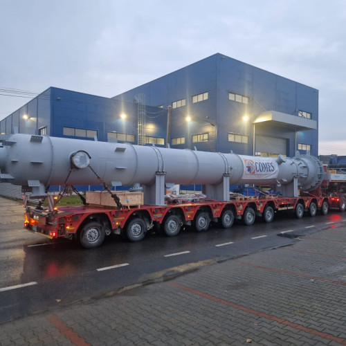 COMES a finalizat coloana de înaltă presiune pentru Rafinăria Petrolet