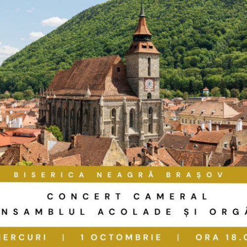 Concert acustic cu piese de Bach, Mozart și Rachmaninoff în Biserica Neagră