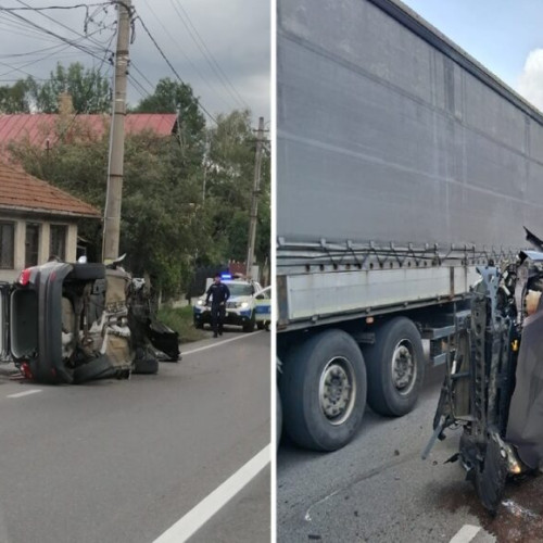 Femeie rănită după un accident rutier pe DN1, în Comarnic