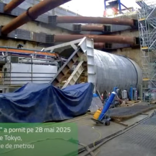 Finalizat al doilea segment de tunel pe Magistrala 6 de metrou 1 Mai - Otopeni