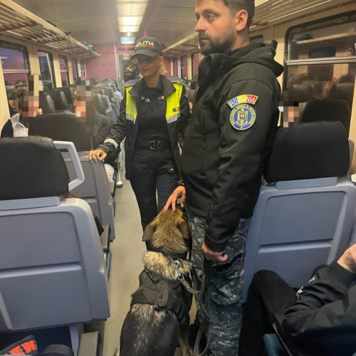 Polițiștii acționează în trenuri și școli pentru siguranța elevilor în Maramureș