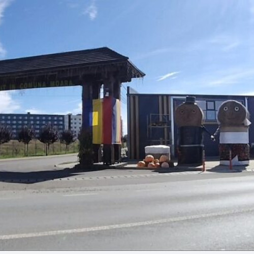 Primăria din Moara modernizează drumurile cu fonduri proprii