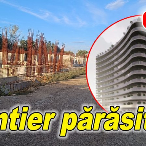 Lucrările la ansamblul de blocuri de lângă pădurea Crâng au fost oprite