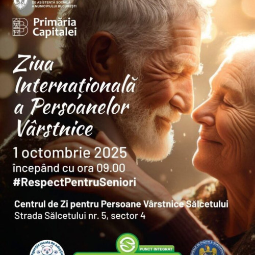București inaugurează un nou centru pentru persoanele vârstnice în Ziua Internațională a Vârstnicilor