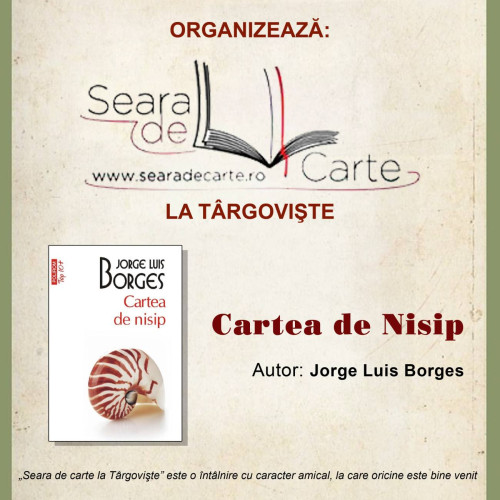 Întâlnire nouă în ciclul "Seara de carte la Târgovişte" la Biblioteca Judeţeană "I. H. Rădulescu