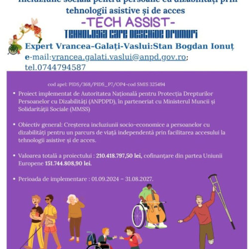 Începe preînscrierea pentru proiectul de tehnologie asistivă pentru persoanele cu dizabilități