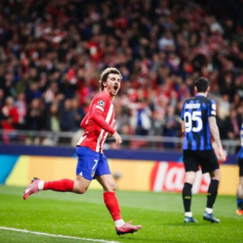 Antoine Griezmann a marcat golul său cu numărul 200 pentru Atletico Madrid