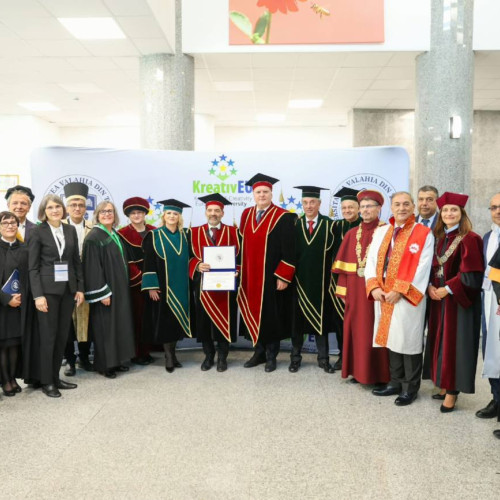 João Paulo Pereira de Freitas Coroado, distins cu titlul de Doctor Honoris Causa la Universitatea Valahia