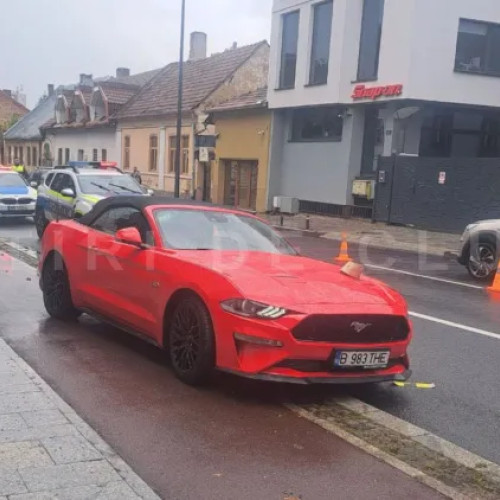 Accident pe Avram Iancu în Cluj-Napoca cu trafic blocat și copil rănit