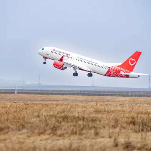 AnimaWings își crește cu peste o treime capacitatea pe zborurile interne în România