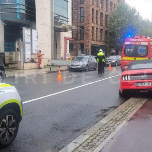 Băiat de 12 ani în stare critică după accident cu Ford Mustang la Cluj-Napoca