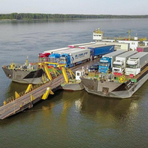 Suspendată temporar traversarea pe ruta Oryahovo-Bechet din cauza debitului scăzut al Dunării