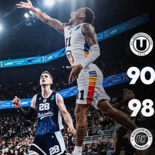 U-BT Cluj-Napoca a pierdut primul meci din EuroCup în fața lui Bahcesehir