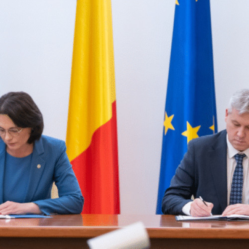România și Moldova semnează acord pentru control coordonat la punctul feroviar Fălciu–Cantemir