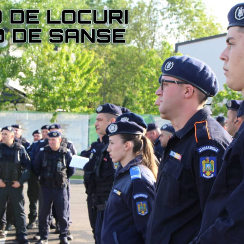 700 de locuri disponibile pentru școlile de subofițeri jandarmi în sesiunea 2025