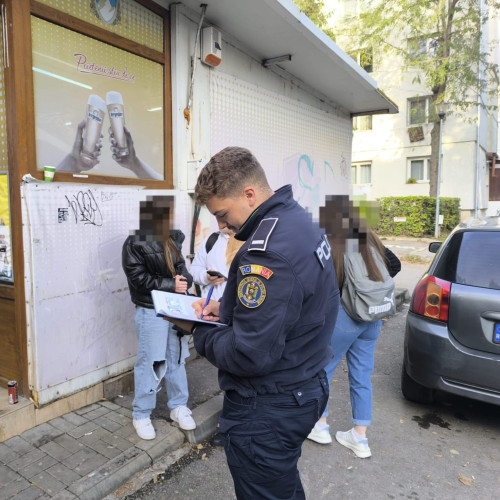 Polițiștii din Botoșani au dus la școală elevii care au chiulit de la cursuri