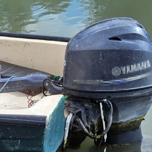 Polițiștii de frontieră din Tulcea au confiscat două motoare de barcă căutate de Suedia