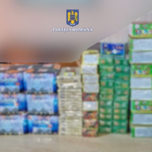 Poliția din Bacău a confiscat peste 2.600 de articole pirotehnice fără autorizație