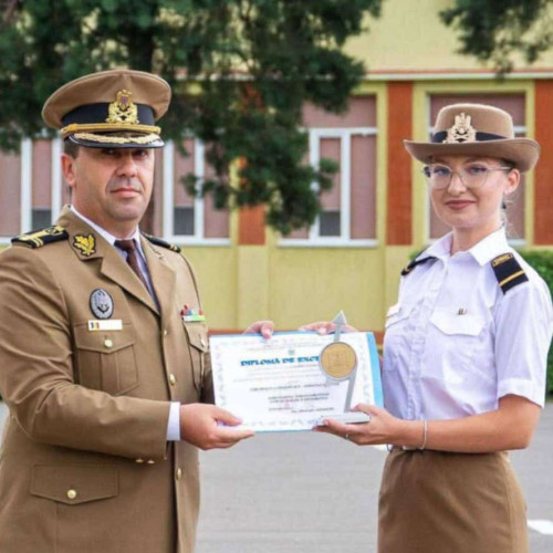 Cornelia Galben din Alba Iulia, șefă de promoție la Academia Forțelor Terestre