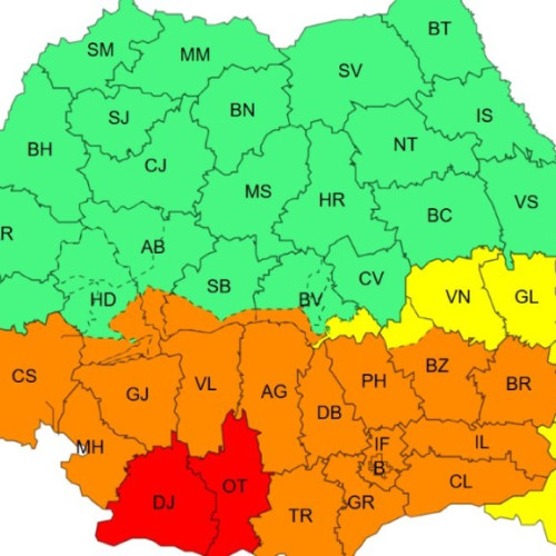 Vreme extremă în România: ploi torențiale, viscol și vânt puternic până pe 4 octombrie