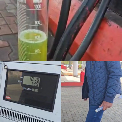 Transportator din Gorj reclamă că a fost păcălit la pompa de motorină Lukoil din Târgu Jiu