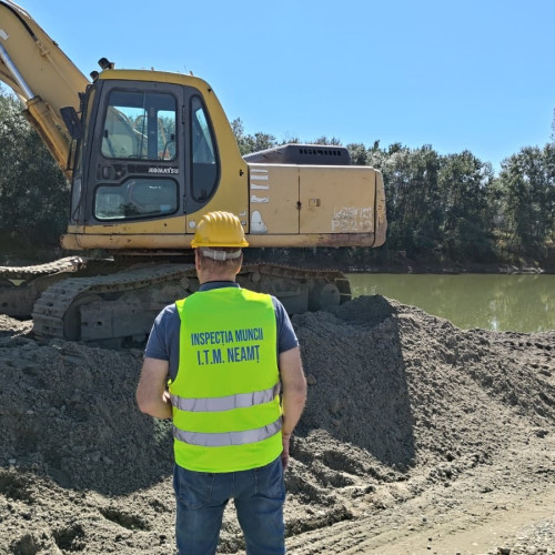 ITM Neamț a efectuat controale pe securitate la angajatori din industria extractivă