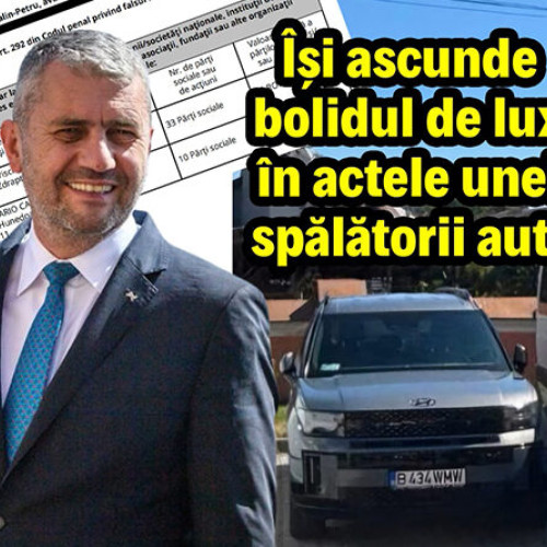Senator PNL din Hunedoara folosește firmă mică pentru a ascunde un SUV de lux