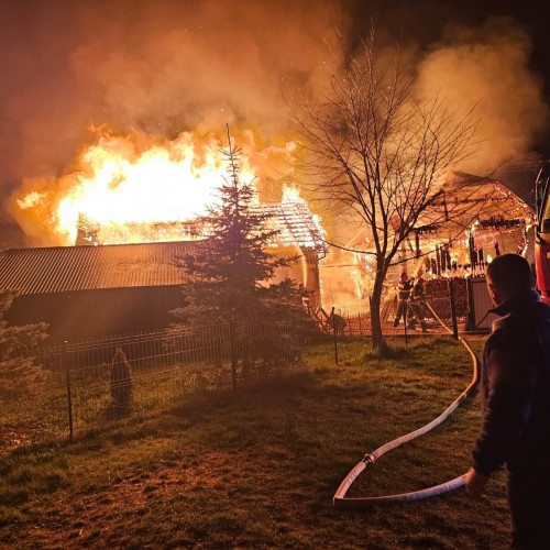 Incendiu la o casă din Albești, intervenție rapidă a pompierilor