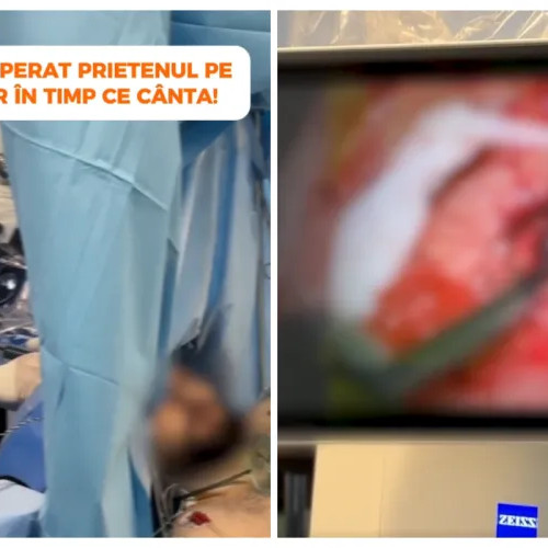 Un muzician a cântat în timpul unei operații la creier în Cluj