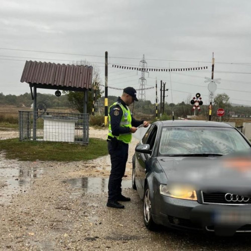 Peste 40 de sancțiuni aplicate de polițiști în stațiile și trecerile CFR din Gorj