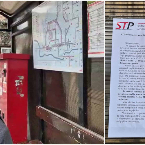 Transportul public din Alba Iulia, oprit parțial din cauza datoriilor Primăriei