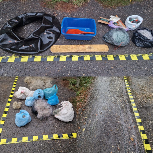 Doi bărbați din Plopșoru arestați pentru braconaj piscicol cu plase interzise