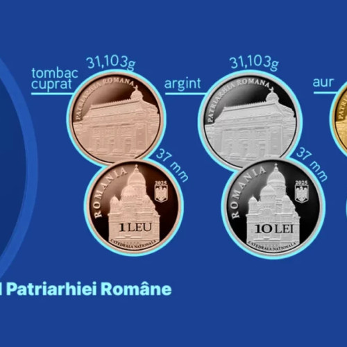 BNR lansează o serie de monede pentru centenarul Patriarhiei Române în 2025