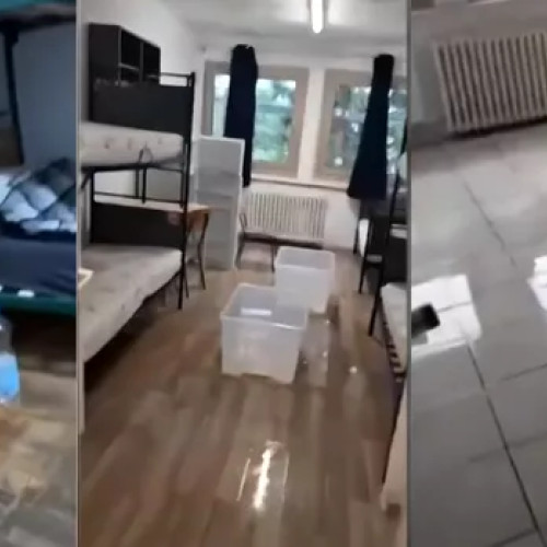 Inundație la căminul studențesc C-17 din Timișoara după ploi torențiale