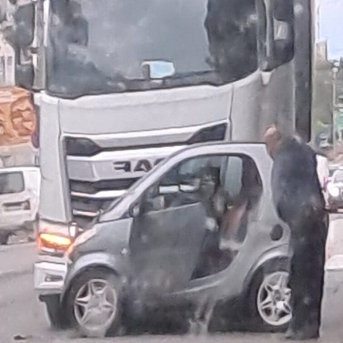 Accident rutier în zona industrială a municipiului Botoșani cu pagube materiale