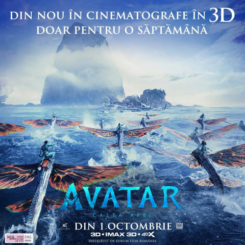Ultimele proiecții ale filmului „Avatar: Calea Apei” la Cinema Independența Târgoviște