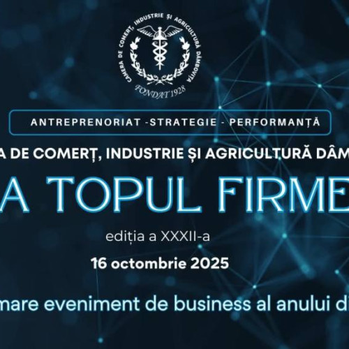 Au mai rămas 15 zile până la Gala Topul Firmelor din Dâmbovița