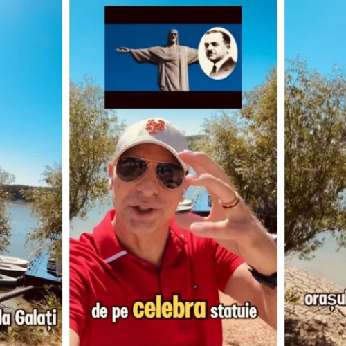Dan Negru promovează legătura specială dintre Galați și statuia lui Iisus din Rio