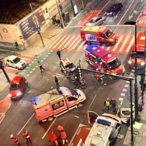 Cluj: Mesaj de susținere după accidentul cu Ford Mustang roșu