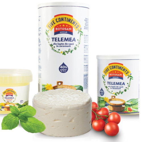 Five Continents Group Botoşani lansează telemea cremoasă din lapte de vacă