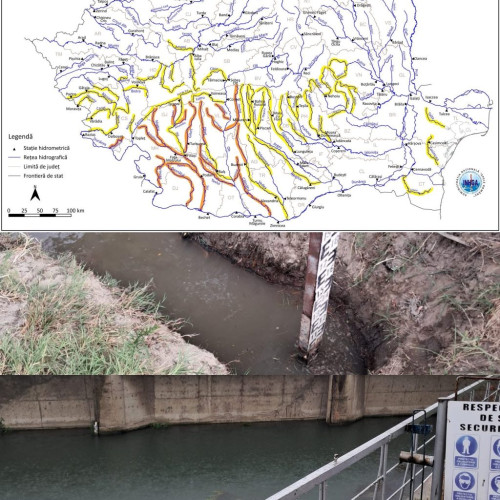 Județul Dolj sub avertizare hidrologică din cauza precipitațiilor și creșterii nivelului râurilor