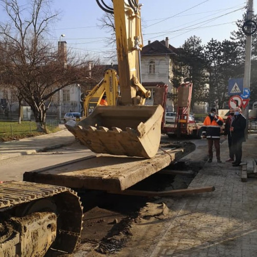 Lucrările pe Calea Națională din Botoșani ar putea fi gata în două săptămâni