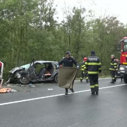 Trei persoane rănite în urma unui accident frontal pe DN 24, județul Vaslui