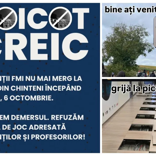 Studenții FMI din Cluj-Napoca boicotează cursurile de pe dealul de lângă Chinteni