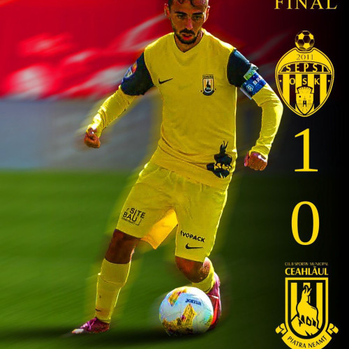 Ceahlăul a pierdut la limită meciul cu Sepsi OSK, scor 0-1