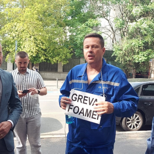 Protest la Târgu Jiu împotriva închiderii centralelor pe cărbune din Gorj
