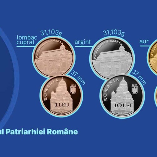 BNR lansează monede comemorative pentru Centenarul Patriarhiei Române