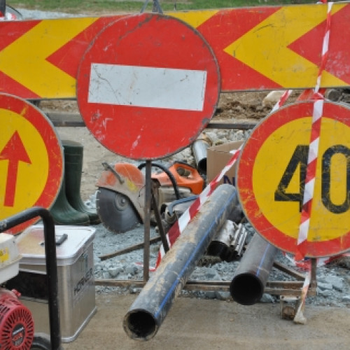 Oprirea apei potabile pe strada Gării din Baia Mare luni, 6 octombrie